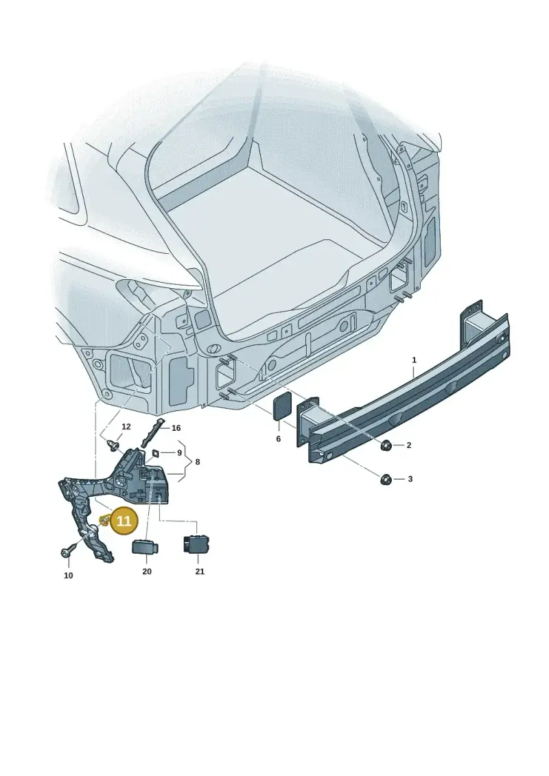 N10621301 — Audi Q6 e-tron (2023-) diagram f5s807500, position 11