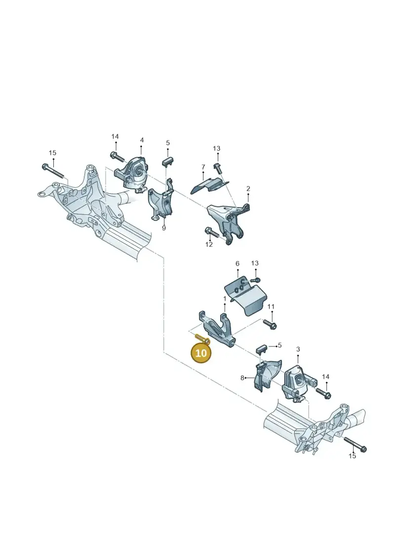 N10625901 — Audi Q5 qu. 2.0 TDI (2012-2017) diagram 736199030, position 10