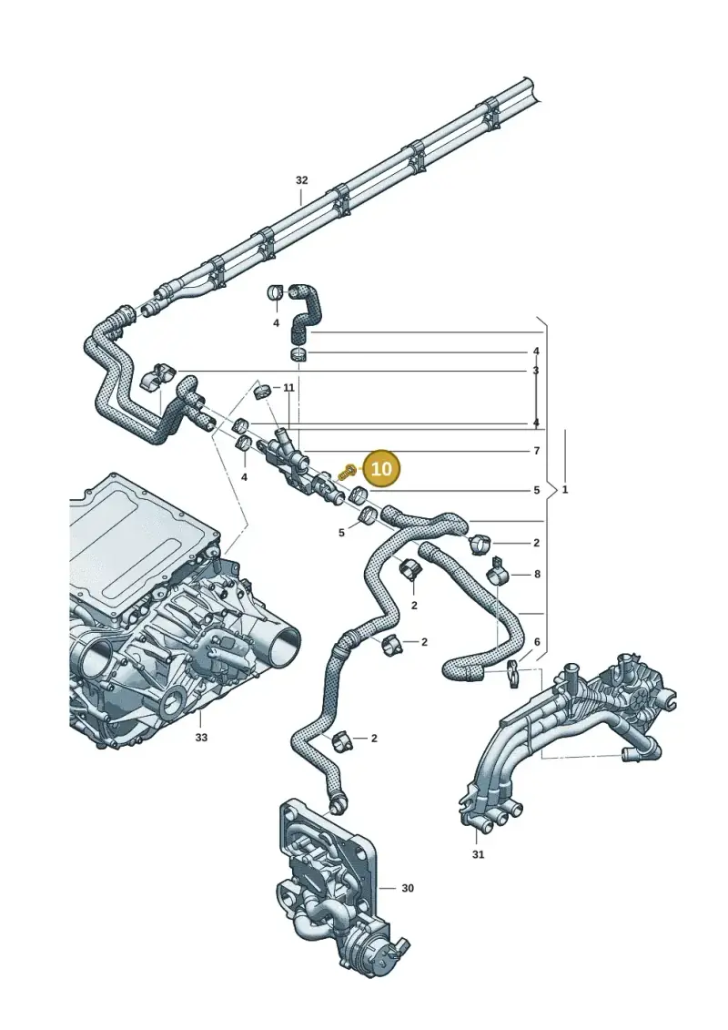 N10632102 — Audi Q6 e-tron (2023-) diagram f5s121030, position 10