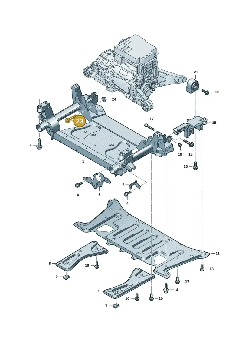 N10640301 — Audi RS e-tron GT (2020-2020) diagram 4j1399000, position 23
