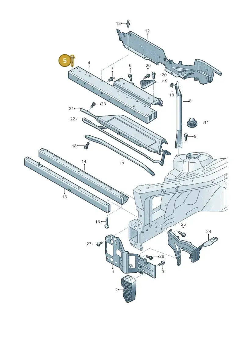 N10643801 — Audi Q8 e-tron (2018-2020) diagram 586805200, position 5