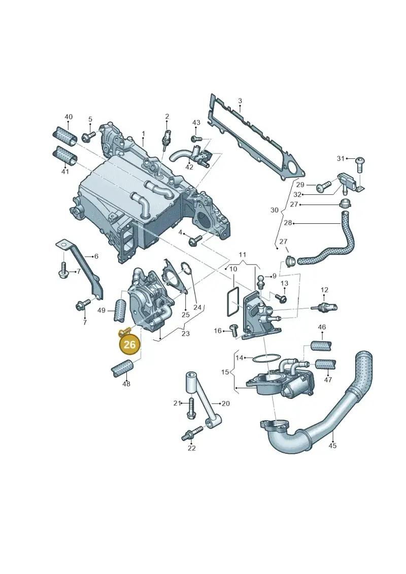 N10644403 — Audi A3 Sportback (2016-2020) diagram 745129850, position 26