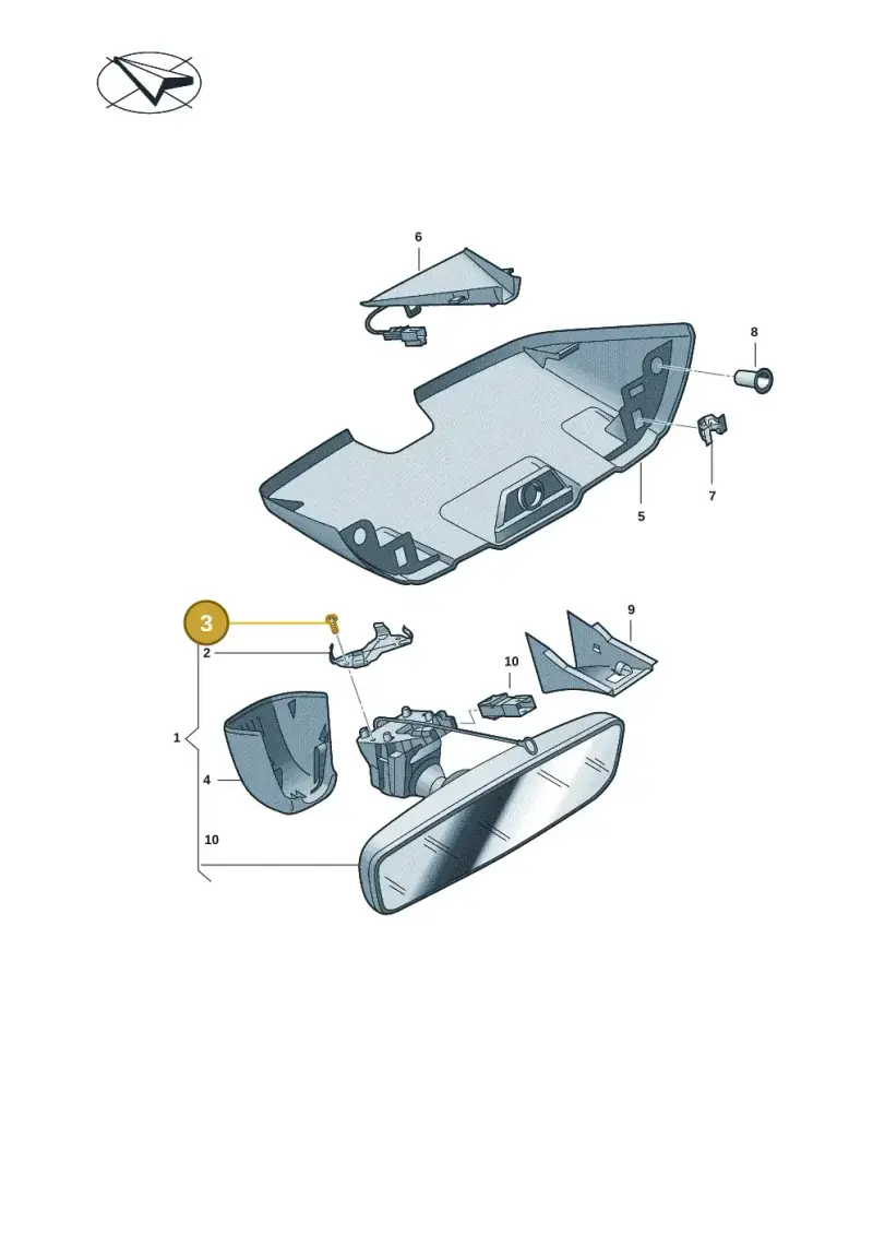 N10652901 — Audi RS e-tron GT (2020-2020) diagram 4j1857450, position 3