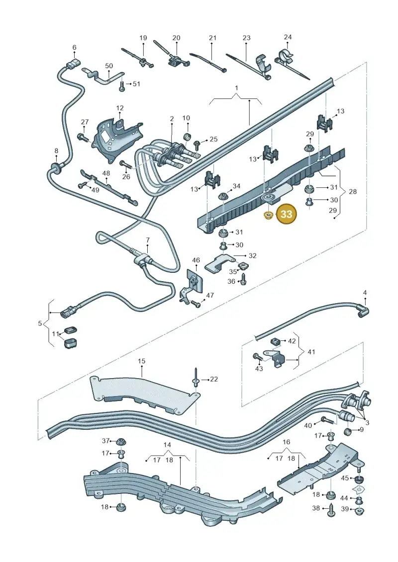 N10653401 — Audi A6 2.0 (2018-) diagram 435970010, position 33