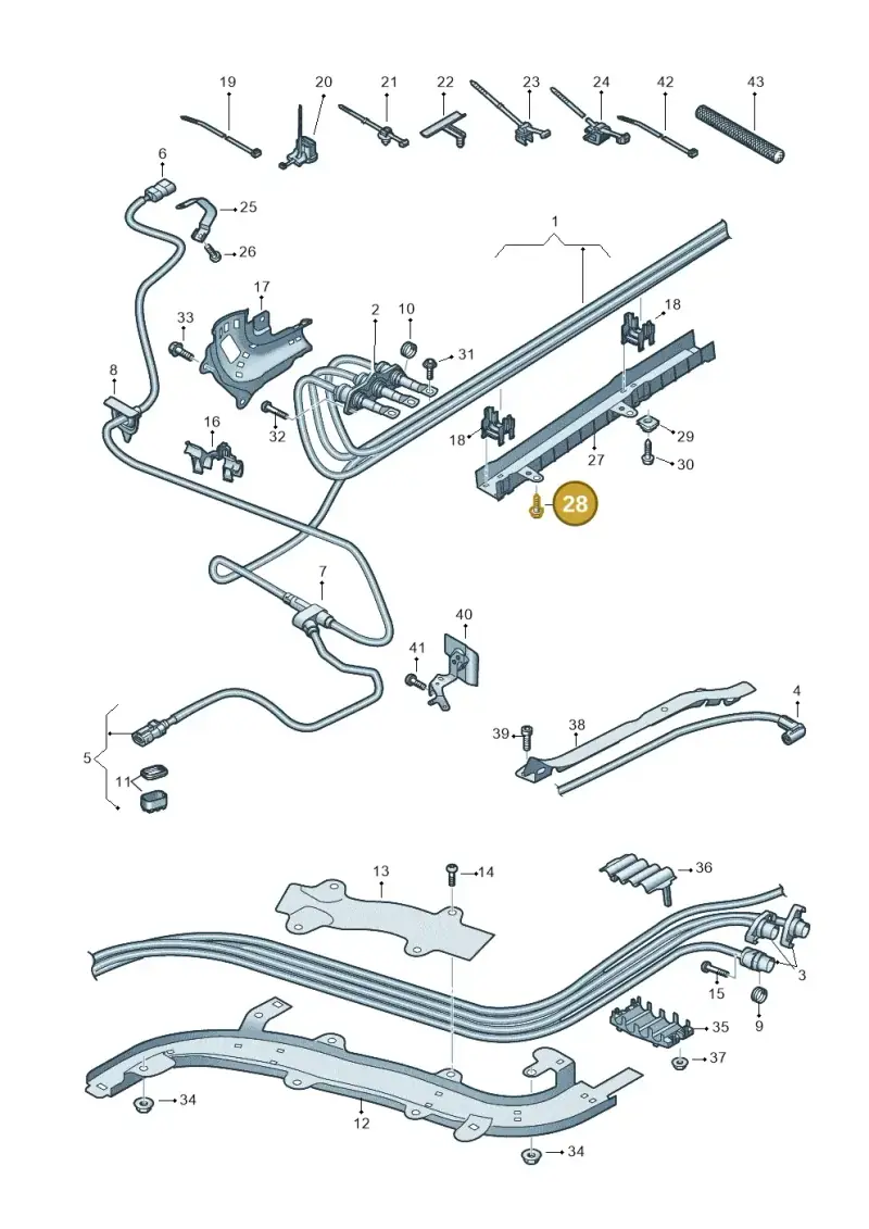 N10653401 — Audi Q5 (2016-2020) diagram 896970010, position 28