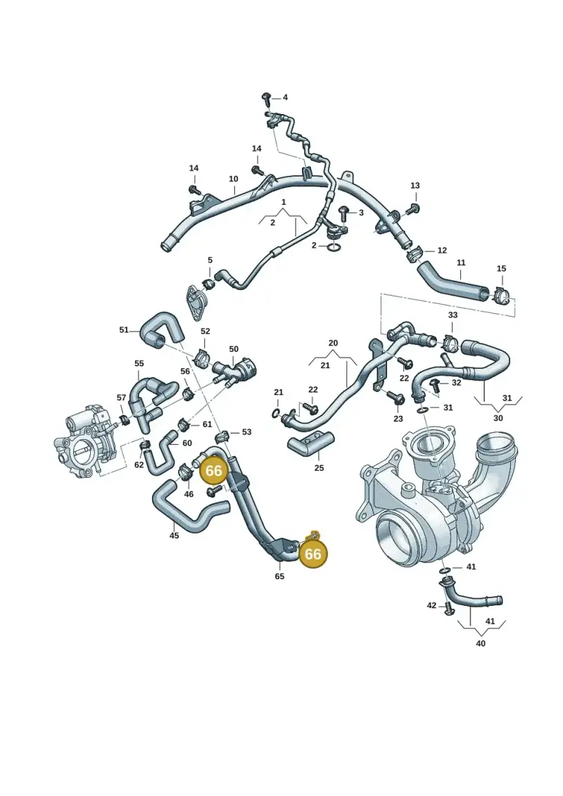 N10654902 — Audi A5 Limo 2.0 (2024-) diagram 06r121005, position 66