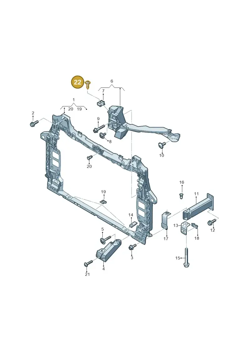 N10656902 — Audi RS Q8 Quattro (2019-) diagram 429805500, position 22