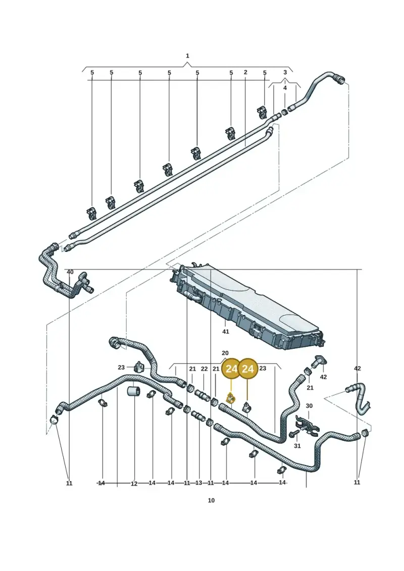 N10660001 — Audi Q6 e-tron (2023-) diagram f5s121040, position 24