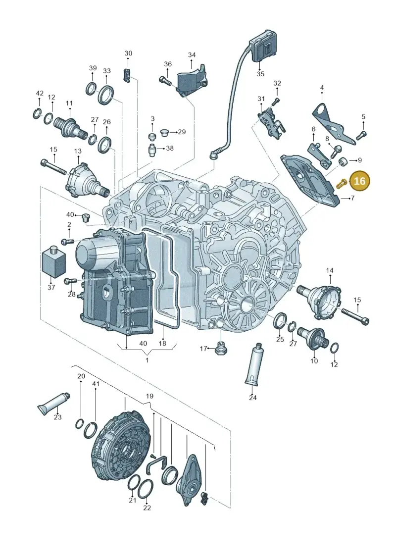N10660801 — Audi A1 sportback 1.0 (2018-) diagram 592321500, position 16