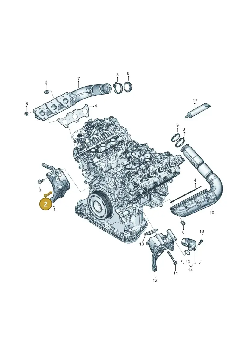 N10660901 — Audi Q8 Quattro 3,0 (2018-) diagram 896253100, position 2