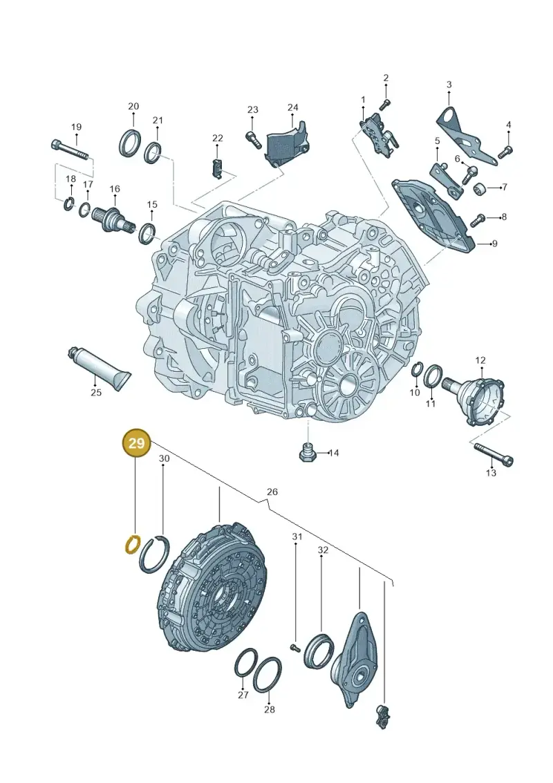 N10661601 — Audi A3 Sportback (2019-2021) diagram 596300150, position 29