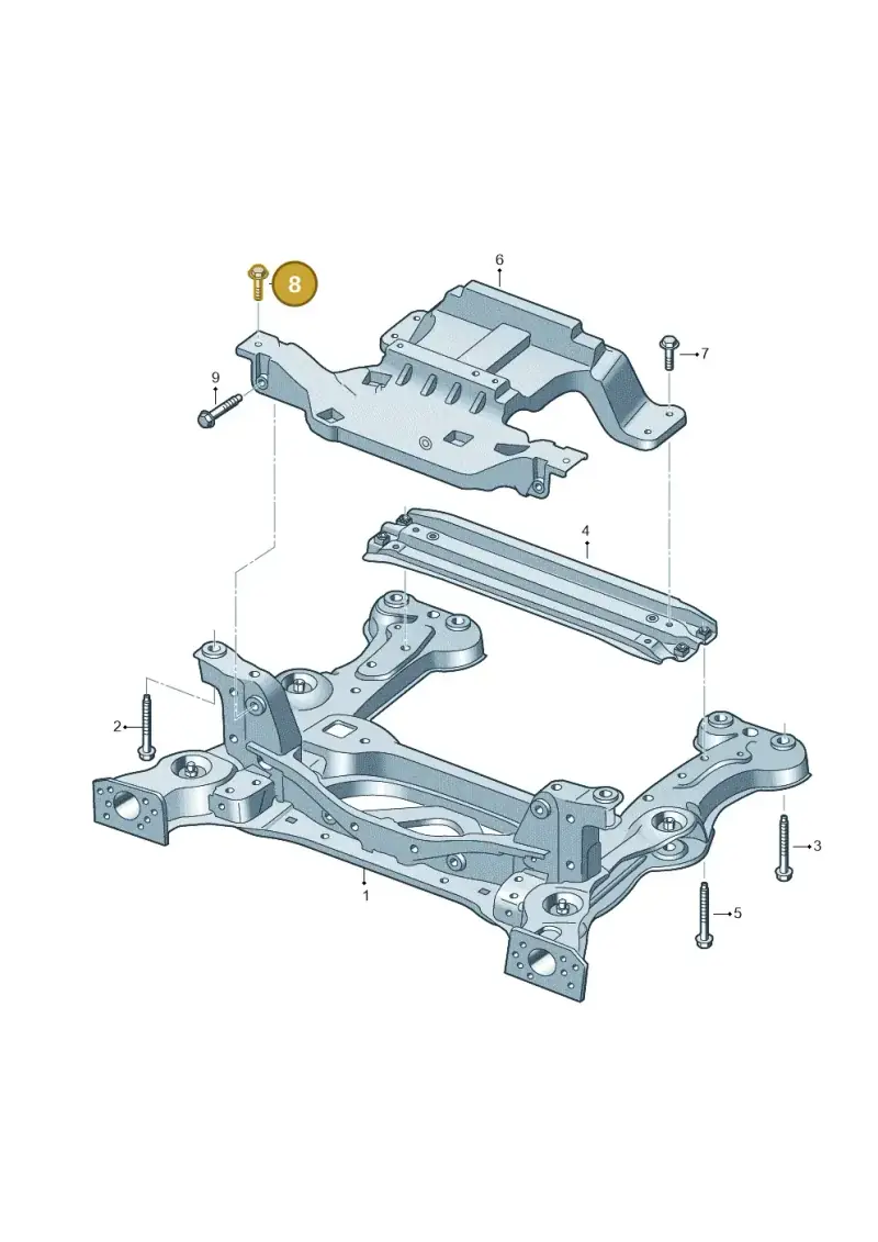 N10662001 — Audi Q4 Sportback (2021-2022) diagram 10a199000, position 8