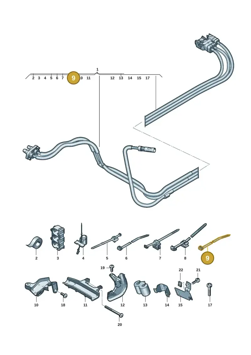 N10662201 — Audi Q6 e-tron (2023-) diagram f5s970150, position 9