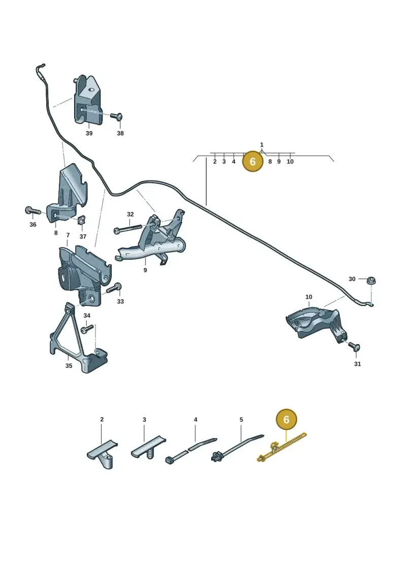 N10667101 — Audi Q6 e-tron (2023-) diagram f5s972000, position 6