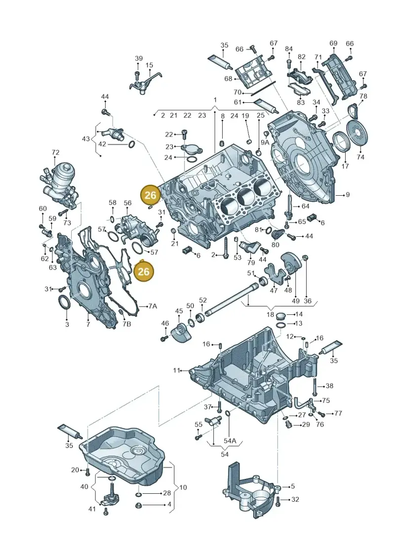 N10667801 — Audi A5 Sportback (2016-2020) diagram 798103540, position 26