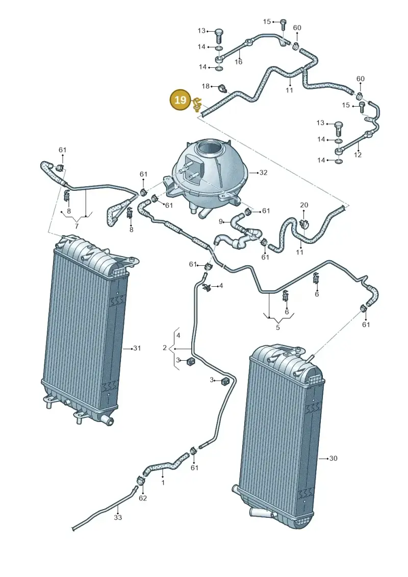 N10670001 — Audi R8 Spyder (2015-2024) diagram 872121350, position 19