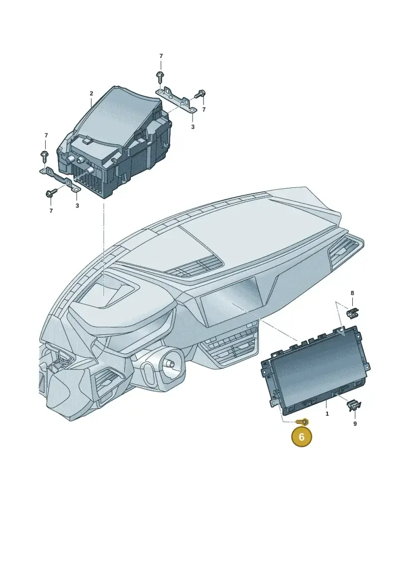 N10671702 — Audi RS e-tron GT (2020-2020) diagram 4j1919000, position 6