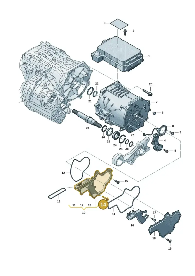 N10672001 — Audi RS e-tron GT (2020-2020) diagram 4j1901901, position 14