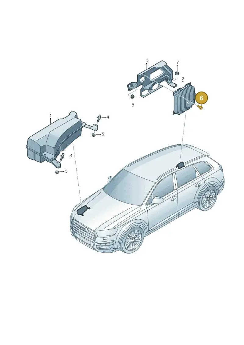 N10680801 — Audi Q8 Quattro 3,0 (2018-) diagram 859035250, position 6