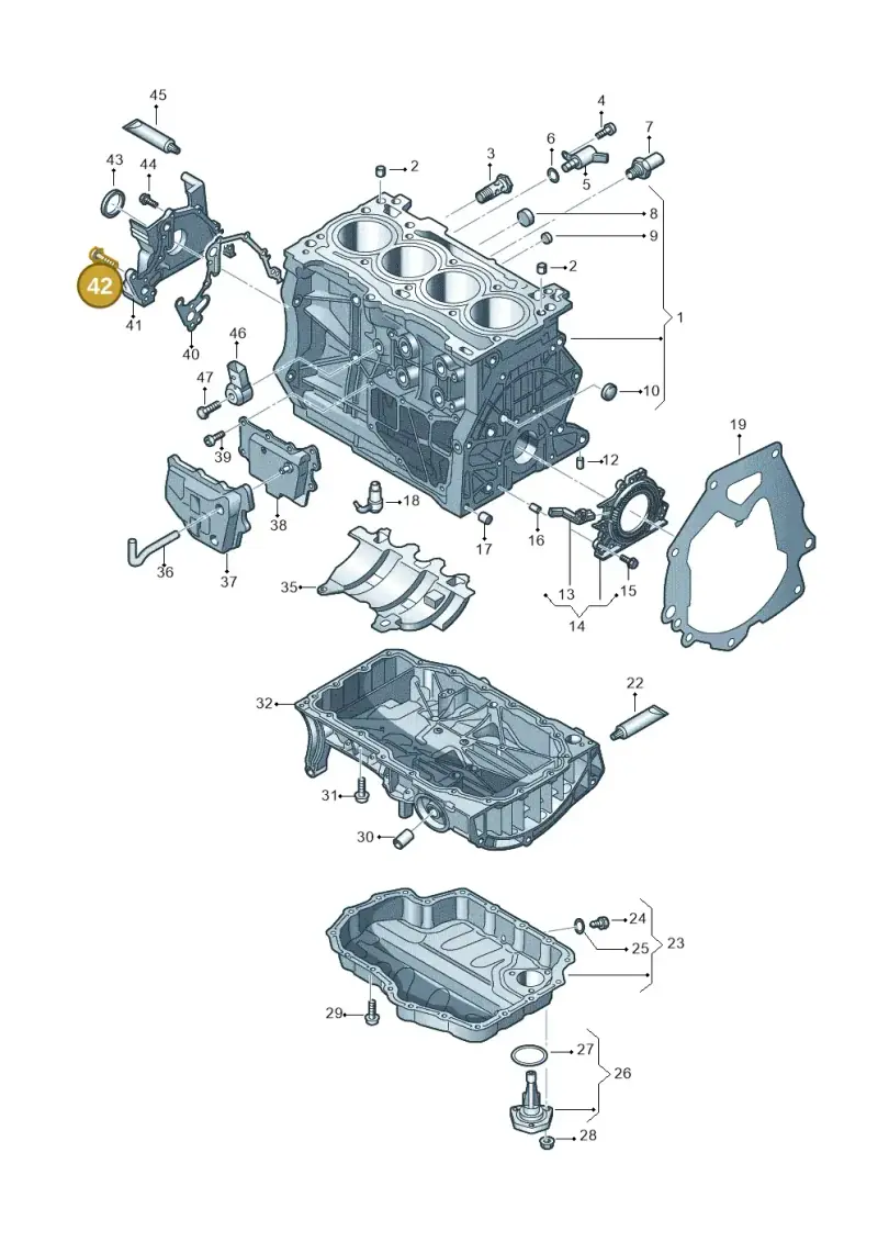 N10682501 — Audi Q3 quattro (2018-2019) diagram 803103110, position 42
