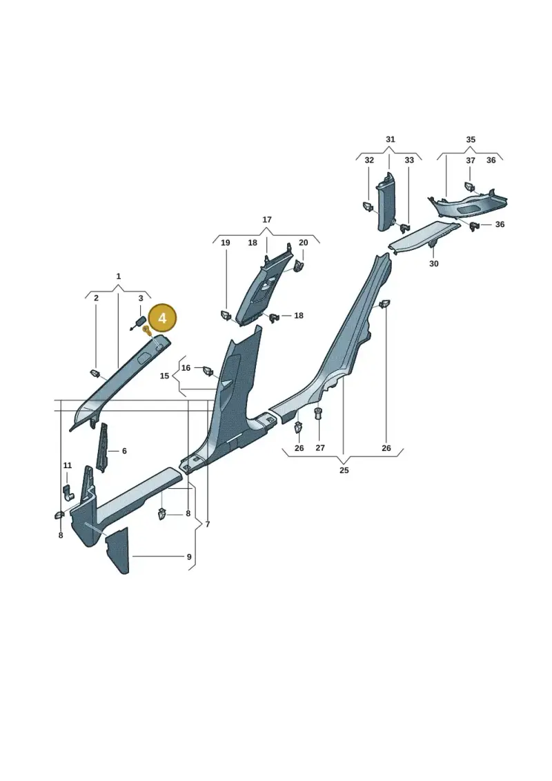 N10684701 — Audi Q6 e-tron (2023-) diagram f5s867650, position 4