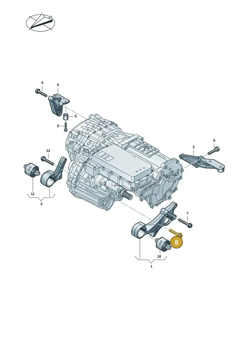 N10688301 — Audi RS e-tron GT (2020-2020) diagram 4j1901600, position 8