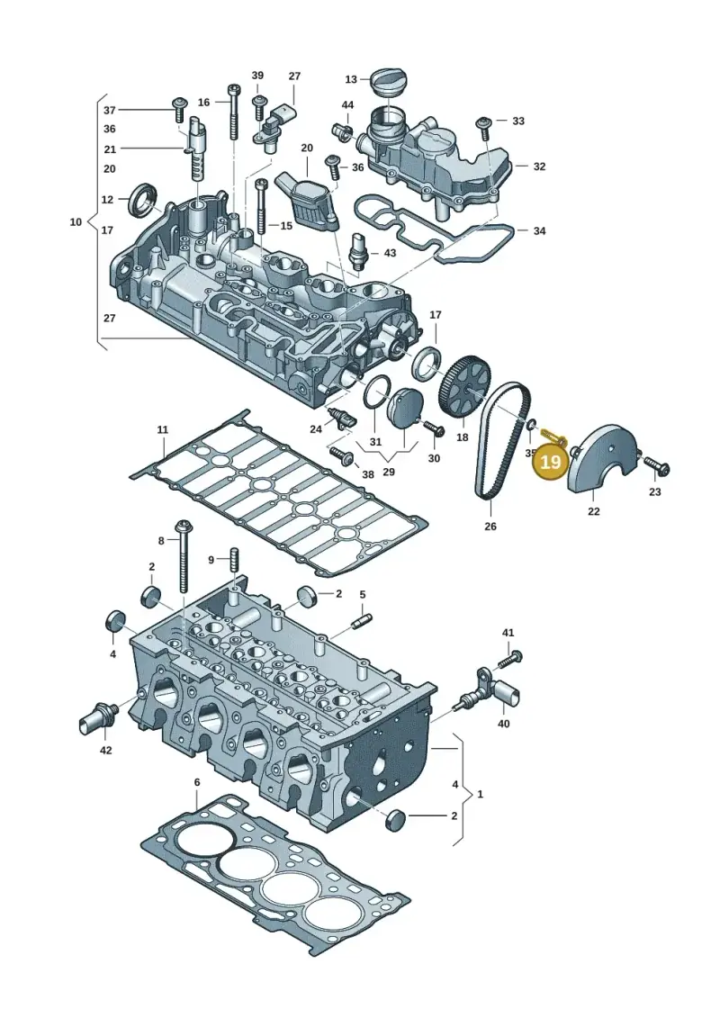 N10689301 — Audi A3 Sportback (2019-2021) diagram 597103028, position 19