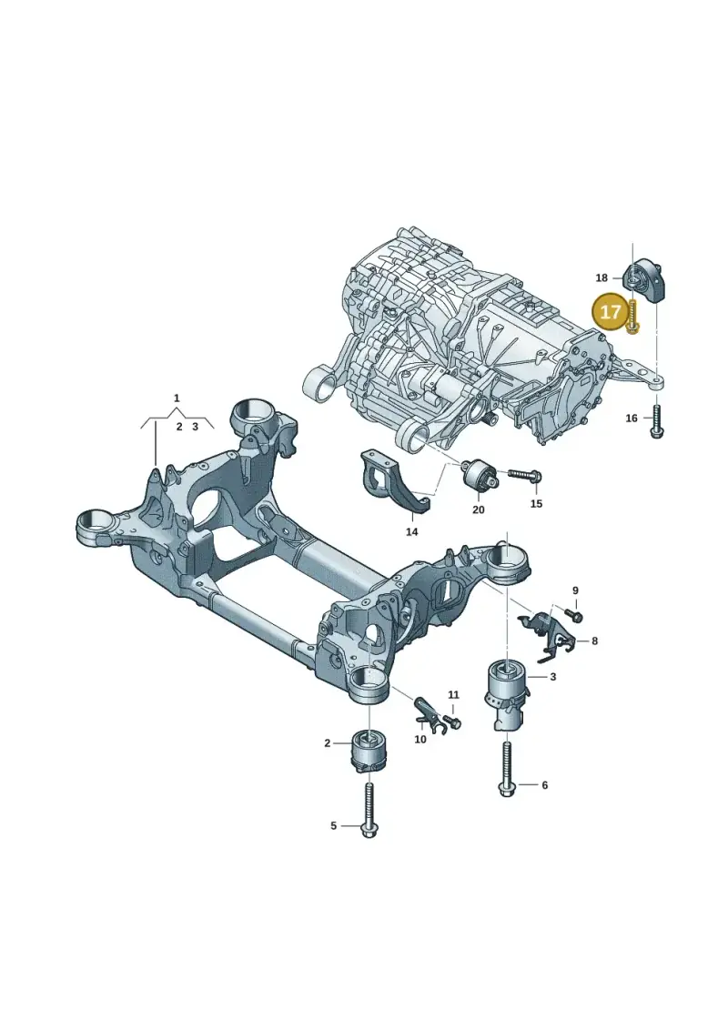 N10699401 — Audi RS e-tron GT (2020-2020) diagram 4j1505000, position 17