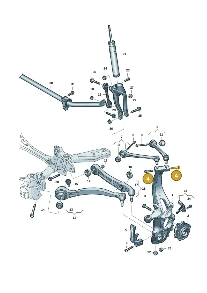 N10699401 — Audi Q6 e-tron (2023-) diagram f5s407000, position 4