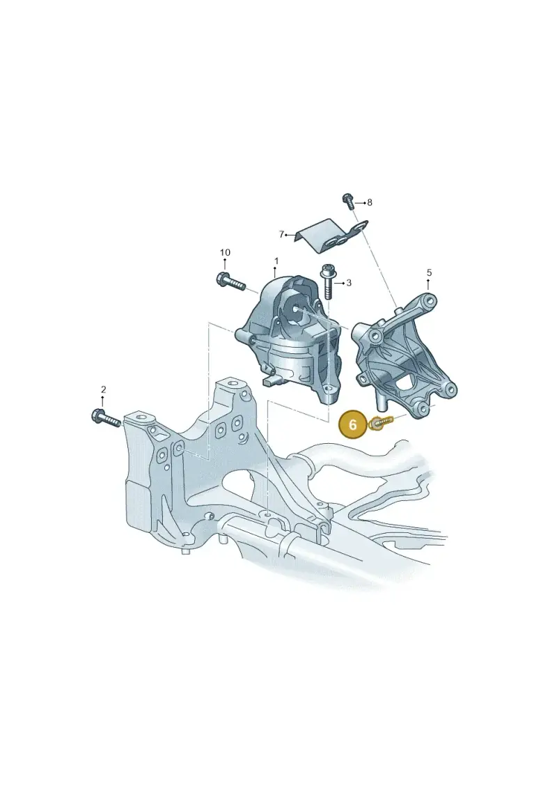 N10702603 — Audi RS6 Avant (2019-) diagram 838199200, position 6