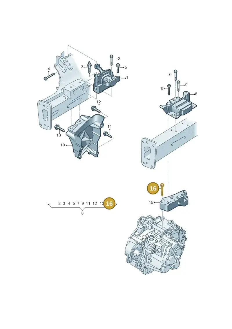 N10709001 — Audi Q3 quattro (2018-2019) diagram 597199200, position 16