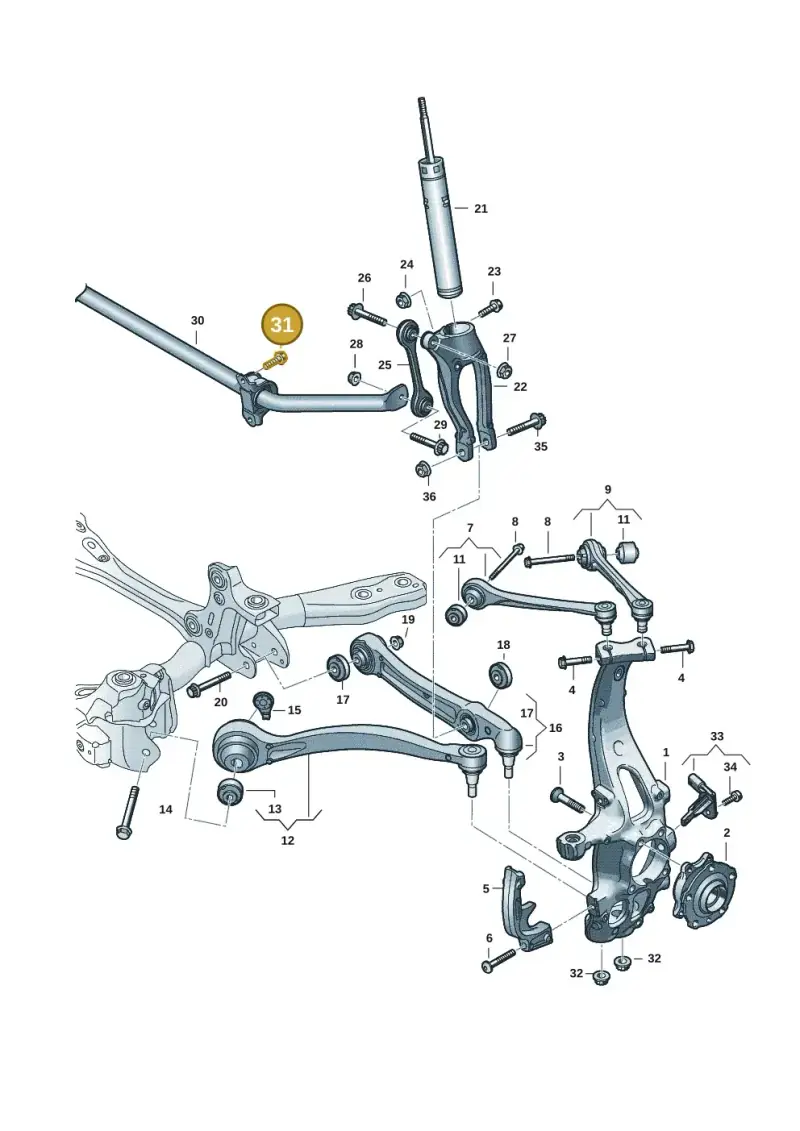 N10714101 — Audi Q6 e-tron (2023-) diagram f5s407000, position 31