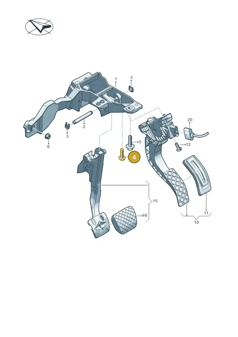 N10714801 — Audi A5 Limo 2.0 (2024-) diagram 8wh721500, position 4