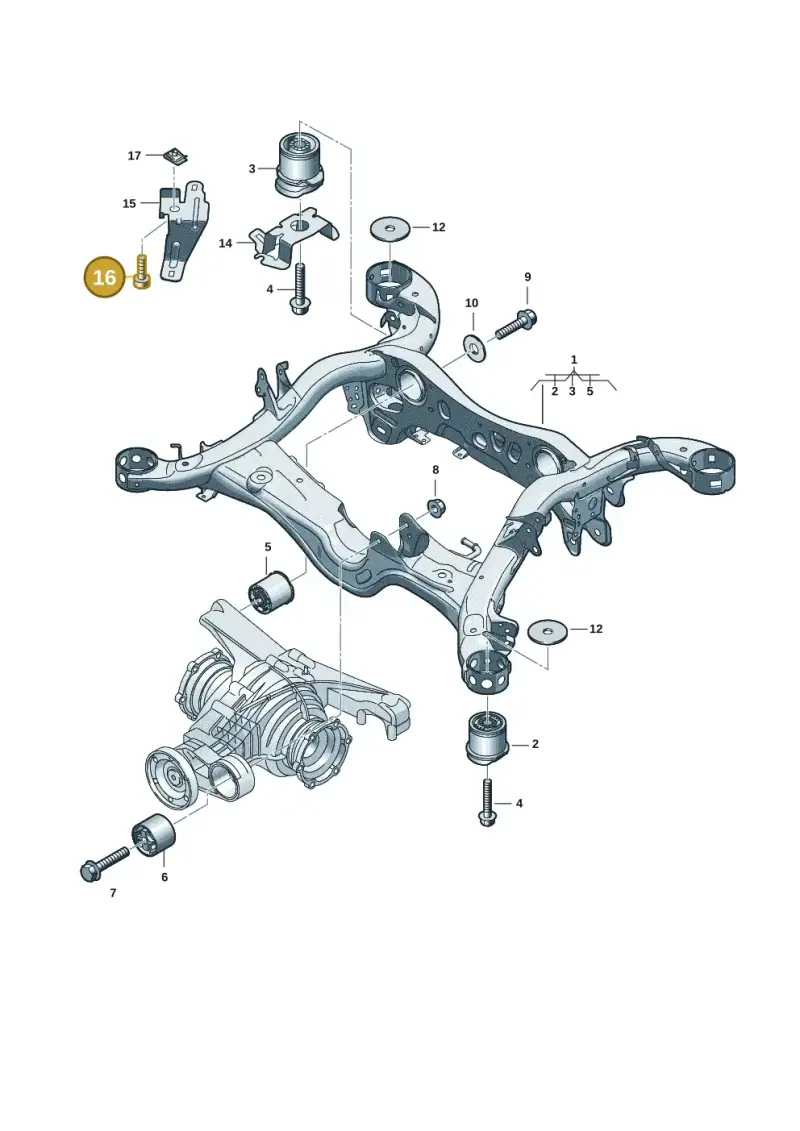 N10717701 — Audi A5 Limo 2.0 (2024-) diagram 8wk505100, position 16