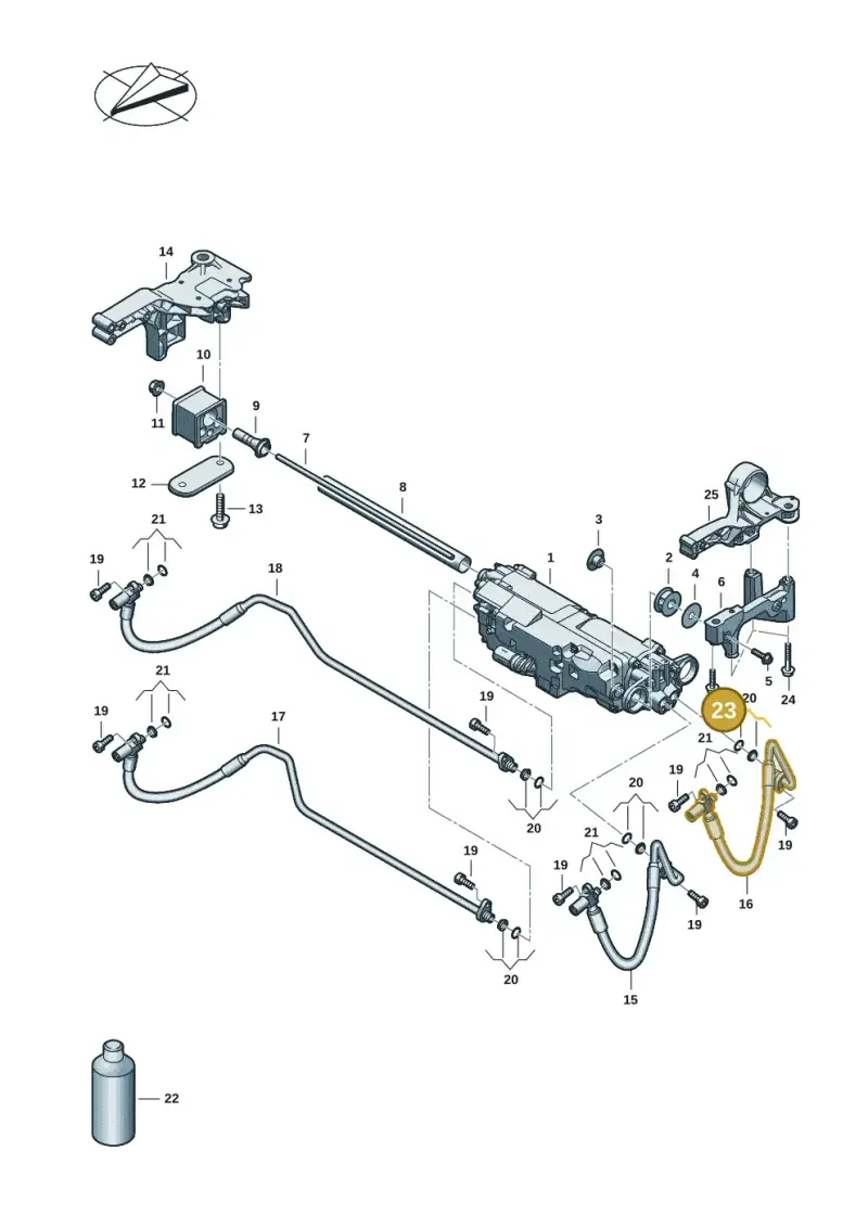 N10724701 — Audi RS e-tron GT (2020-2020) diagram 4j1411020, position 23