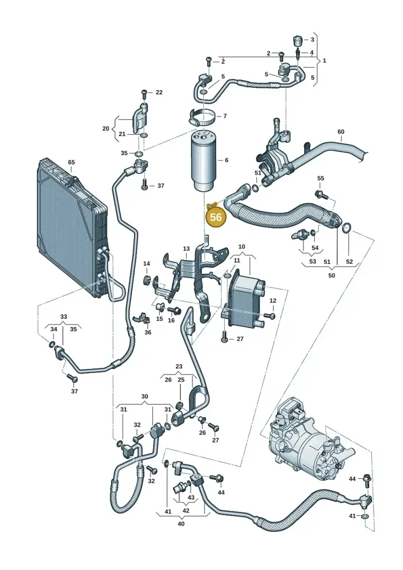 N10738801 — Audi RS e-tron GT (2020-2020) diagram 4j1260700, position 56