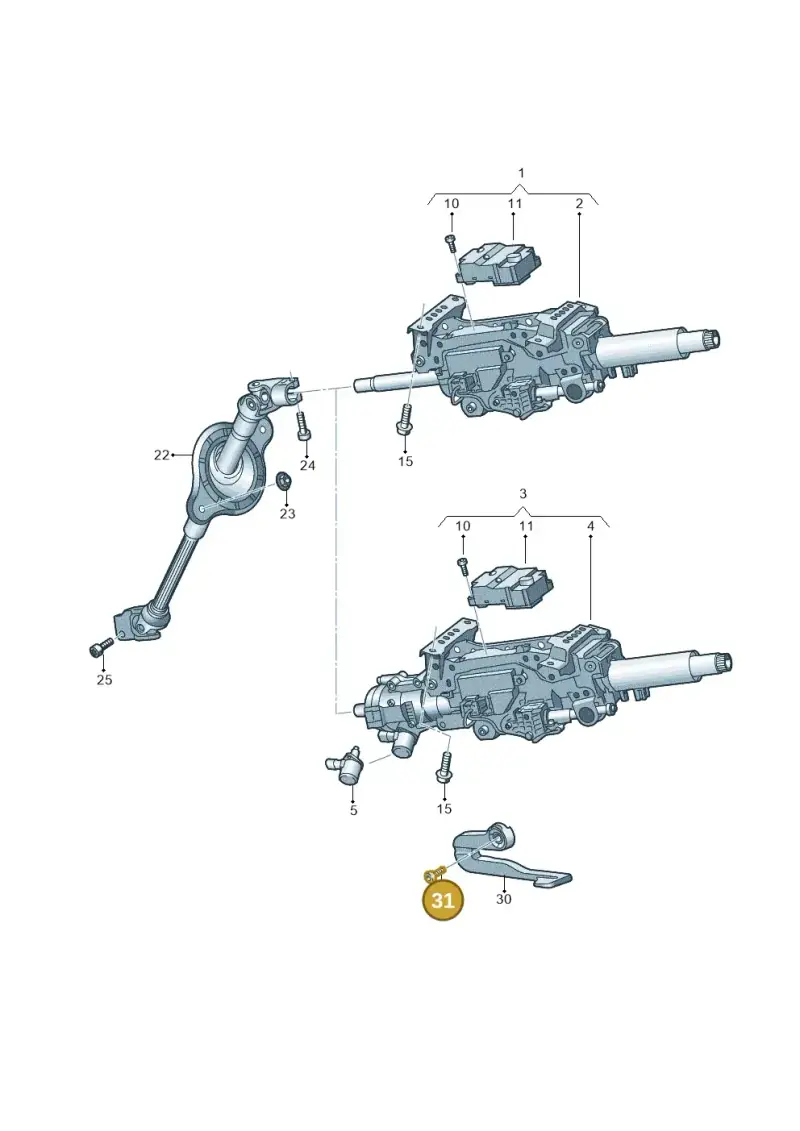 N10739301 — Audi A6 2.0 (2018-) diagram 435419500, position 31