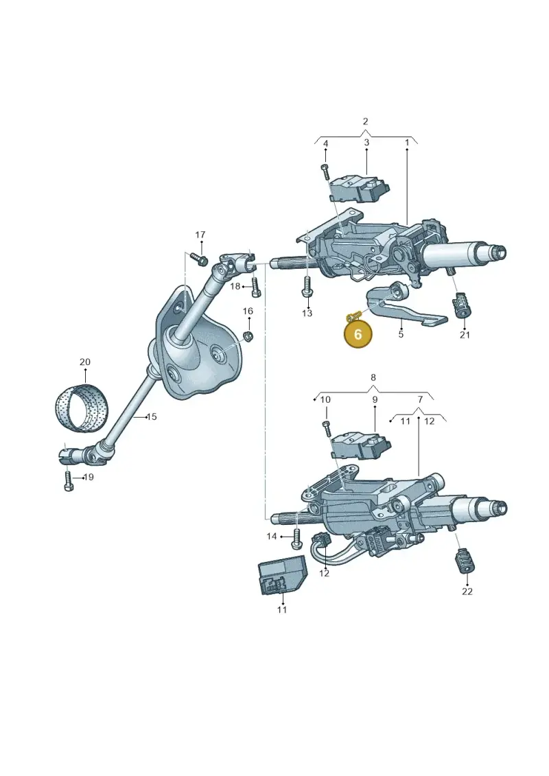 N10739301 — Audi RS Q8 Quattro (2019-) diagram 859419500, position 6