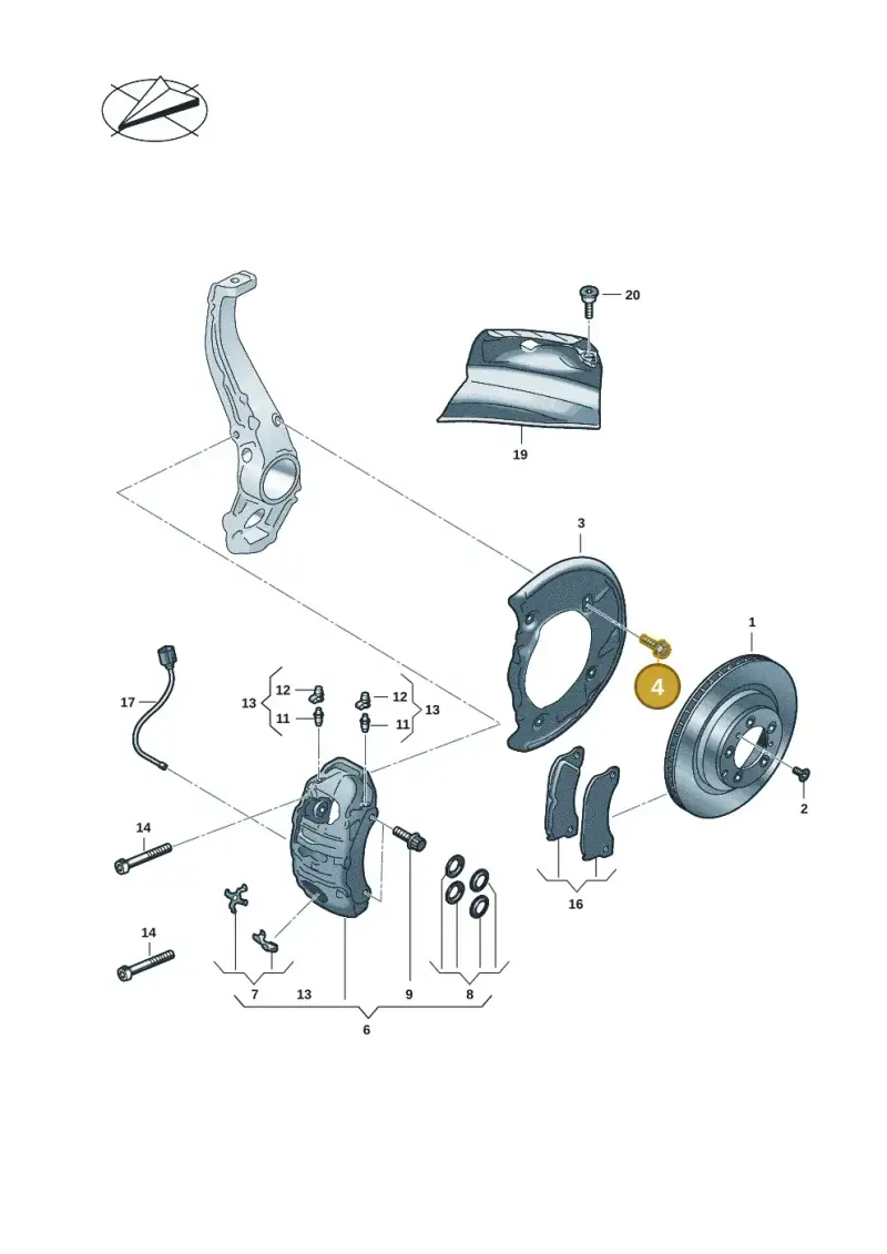 N10741402 — Audi Q6 e-tron (2023-) diagram f5s615030, position 4