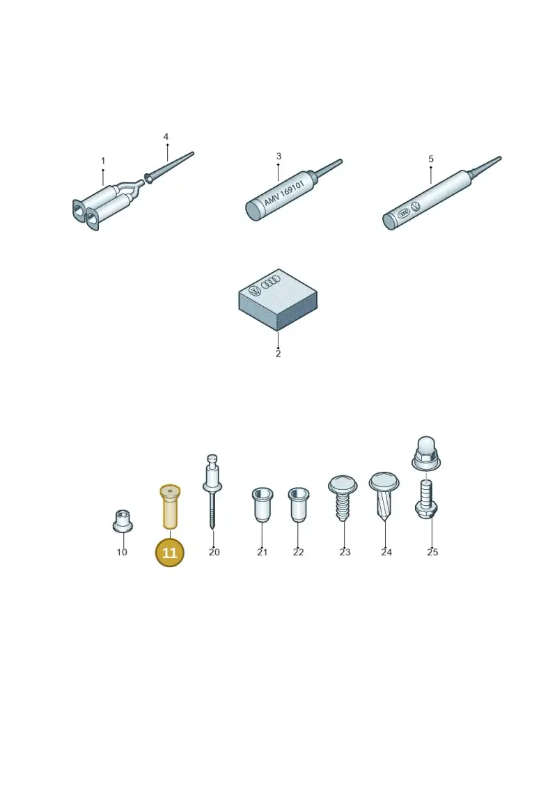 N10744001 — Audi TTS Coupe 2.0 (2010-2014) diagram 291800800, position 11