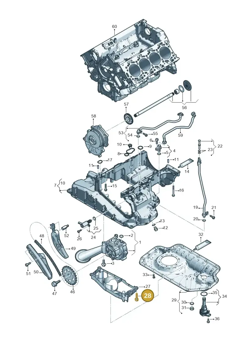 N10745101 — Audi Q8 Quattro 3,0 (2018-) diagram 429115052, position 28