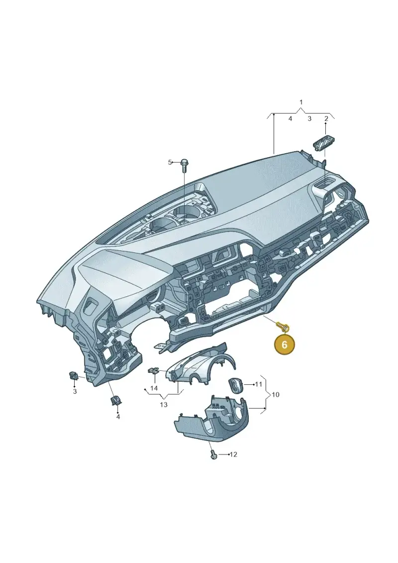 N10745201 — Audi RSQ3 Sportback (2019-2024) diagram 597857100, position 6