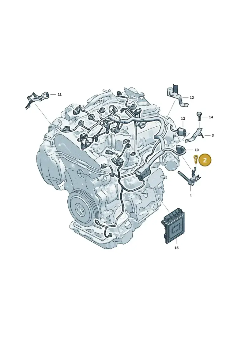 N10748001 — Audi A5 Limo 2.0 (2024-) diagram 8wh971450, position 2