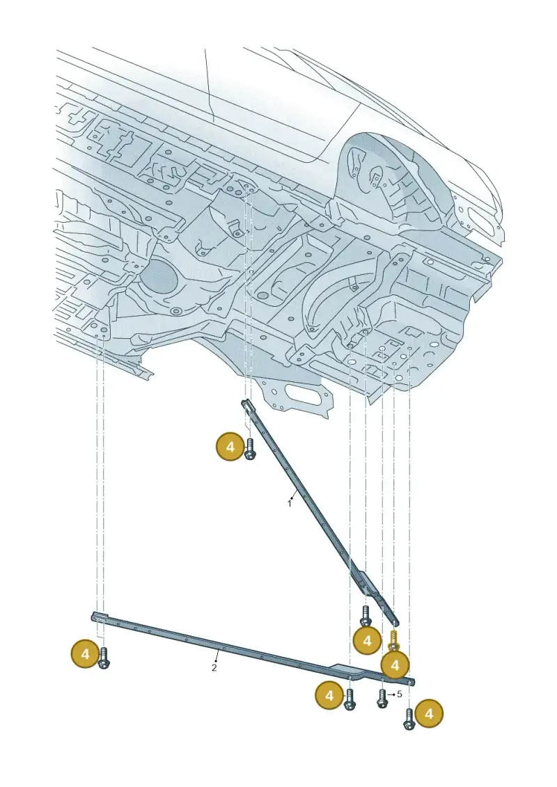 N10748601 — Audi RS6 Avant (2019-) diagram 438505600, position 4