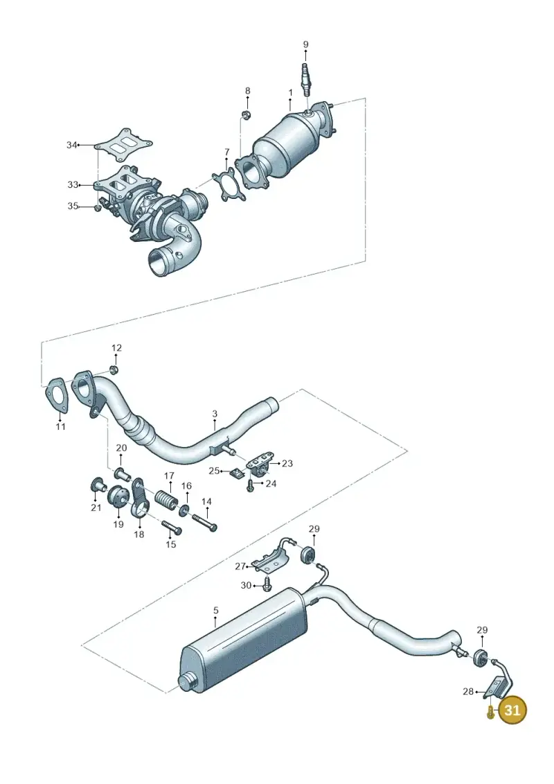 N10748601 — Audi A5 Sportback (2016-2020) diagram 849253550, position 31