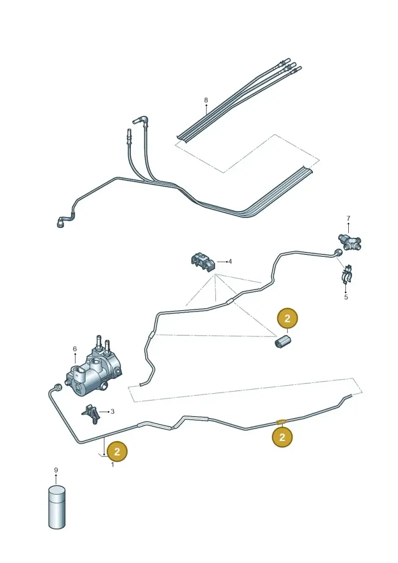 N10762701 — Audi A3 Sportback (2019-2021) diagram 827201002, position 2