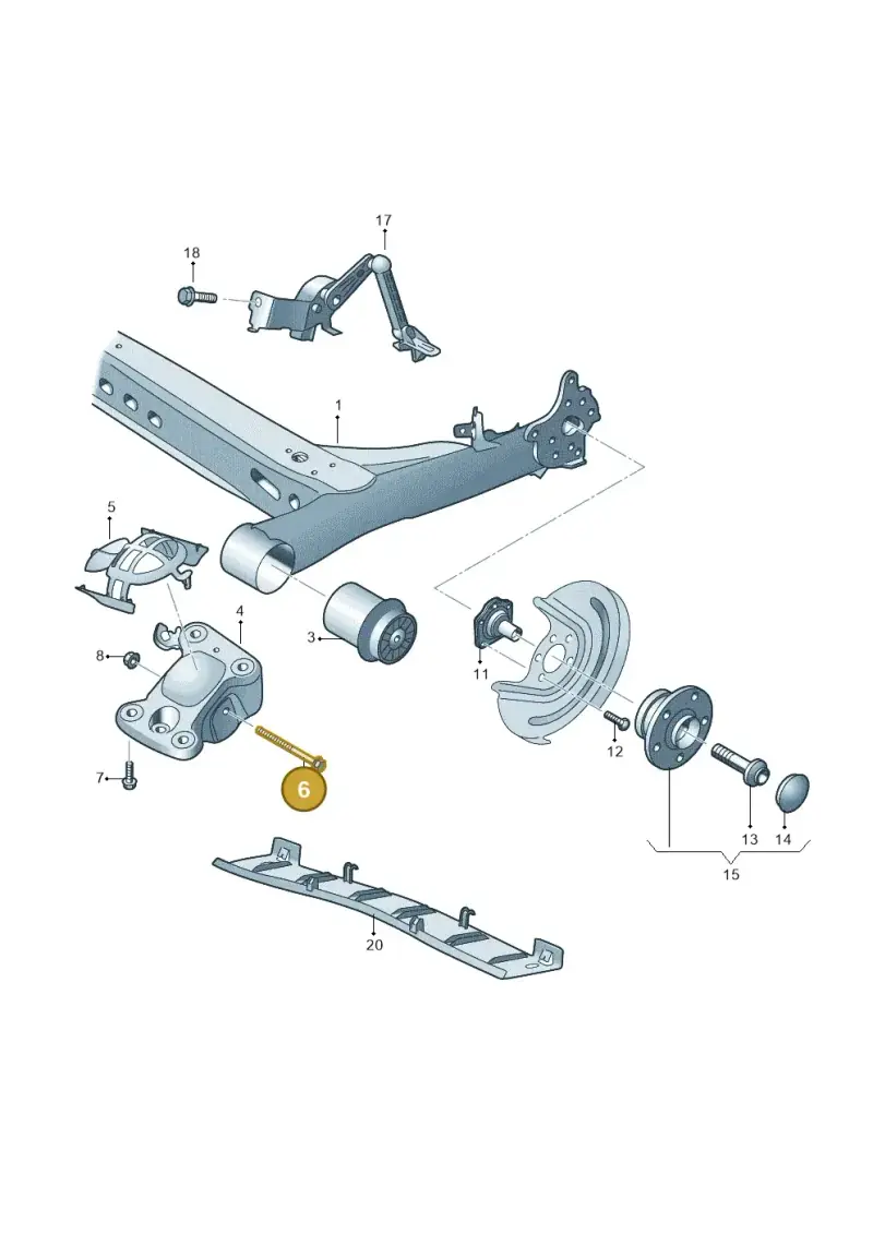 N10765901 — Audi A1 sportback 1.0 (2018-) diagram 837500200, position 6