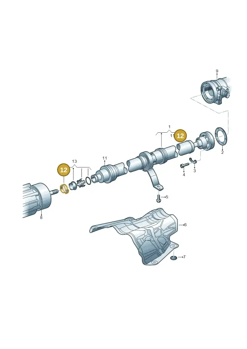 N10772201 — Audi RS Q8 Quattro (2019-) diagram 788521100, position 12