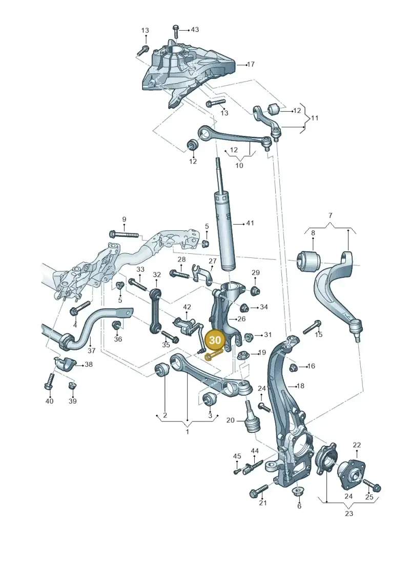 N10784702 — Audi RS6 Avant (2019-) diagram 859407000, position 30
