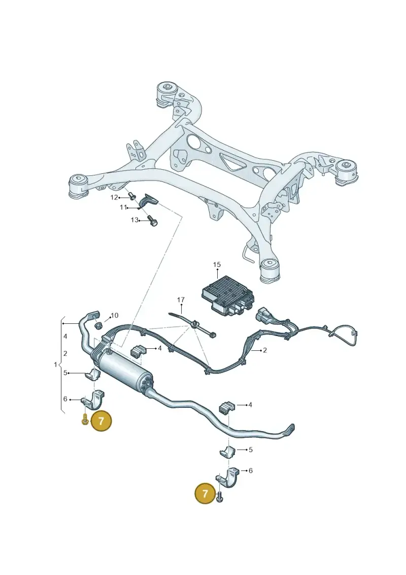 N10810701 — Audi RS Q8 Quattro (2019-) diagram 859511500, position 7